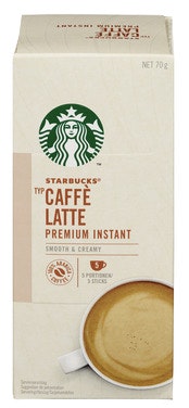 Bilde: © Starbucks / Oda Starbucks Caffe Latte Instant 1 stk