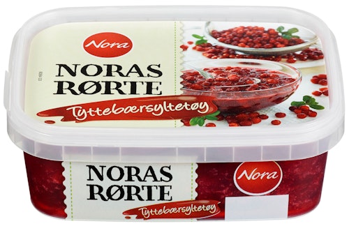 Nora Tyttebærsyltetøy Rørte, frosset