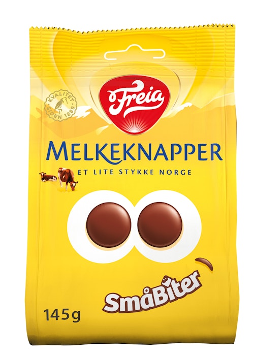 Bilde: © Freia / Oda Freia Melkeknapper Småbiter 145 g