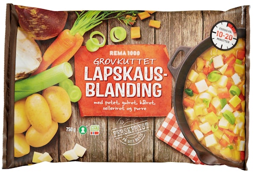 Bilde: © REMA 1000 / Kolonial.no REMA 1000 Lapskausblanding Grov 750 g