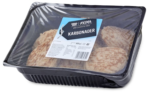 Bilde: © Prima Lavpris / Oda Prima Lavpris Karbonader Ferske