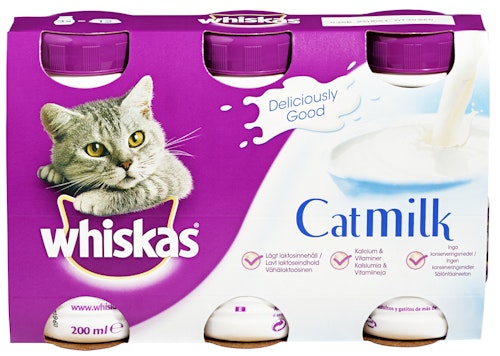 Bilde: © Whiskas / Oda Whiskas Catmilk 3 x 200ml