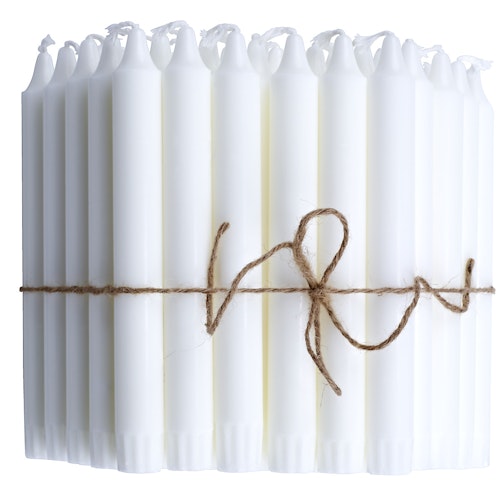 Bilde: © Clas Ohlson / Kolonial.no Clas Ohlson Kronelys Svanemerket 100% stearin, 40 stk