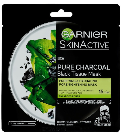 Bilde: © Garnier / Oda Garnier Pure Charcoal Tissue Mask 1 stk