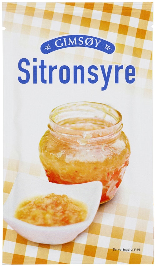 Bilde: © Gimsøy / Oda Gimsøy Gimsøy Sitronsyre 23 g