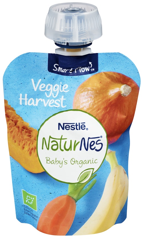 Bilde: © Nestlé / Oda Nestlé Naturnes Veggie Harvest Smoothie Fra 6 mnd, 90 g