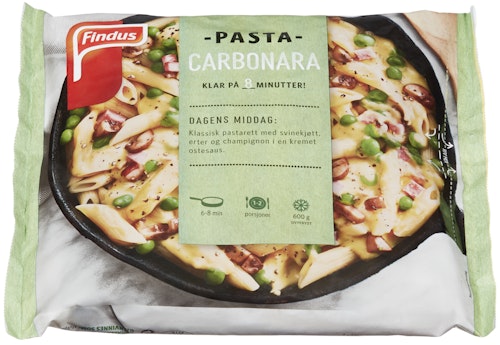 Bilde: © Findus / Oda Findus Pasta Carbonara 600 g