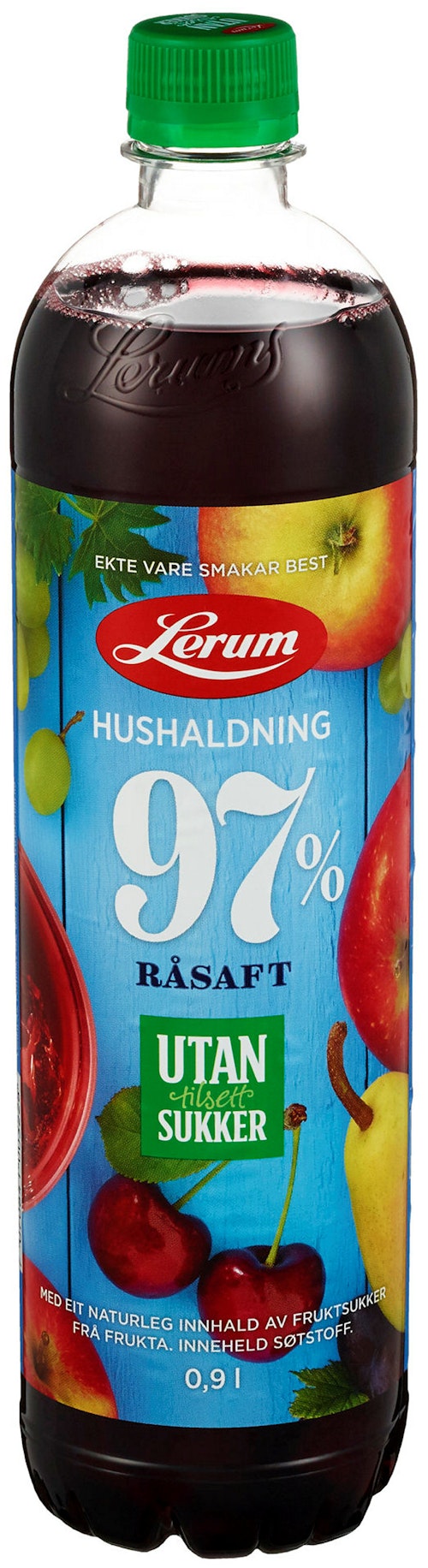Bilde: © Lerum / Oda Lerum Husholdningssaft Uten tilsatt sukker, 0,9 l