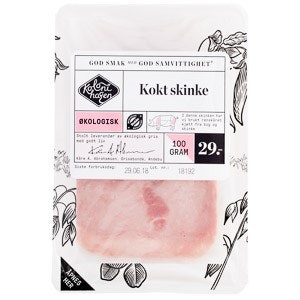 Bilde: © Kolonihagen / Kolonial.no Kolonihagen Kokt Skinke Økologisk 100 g