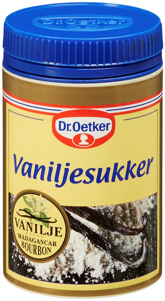 Dr. Oetker Vaniljesukker med Ekte Bourbon Vanilje