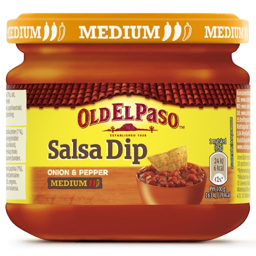 Bilde: © Old El Paso / Oda Old El Paso Salsa Dip Medium 312 g
