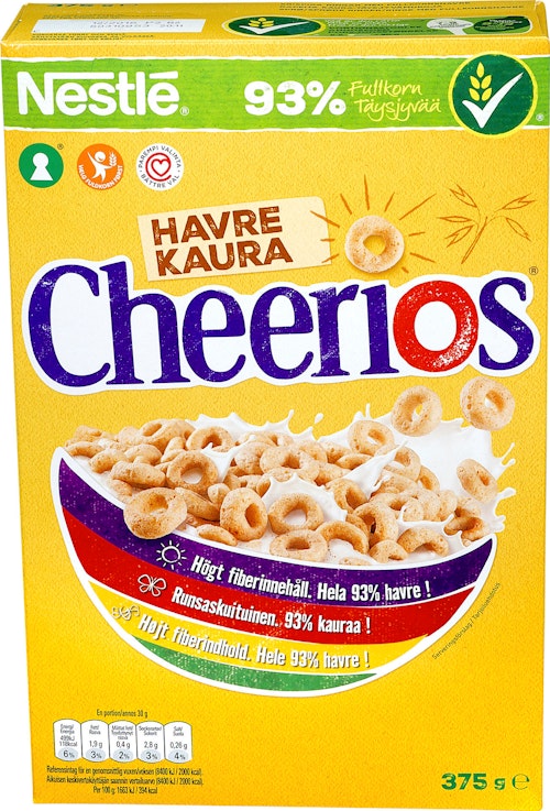 Bilde: © Nestlé / Kolonial.no Nestlé Cheerios Havre 375 g