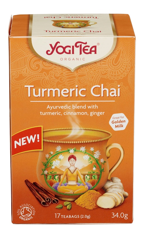 Bilde: © Yogi / Oda Yogi Yogi Tea Turmeric Chai Økologisk, 17 stk