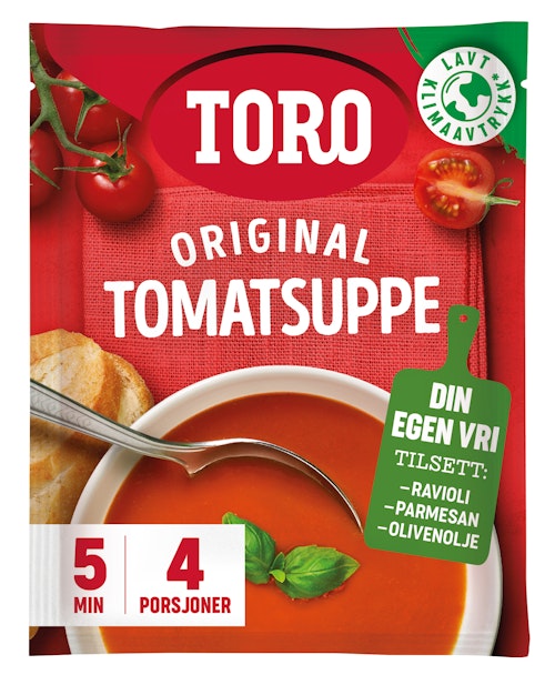 Bilde: © Toro / Kolonial.no Toro Tomatsuppe 91 g