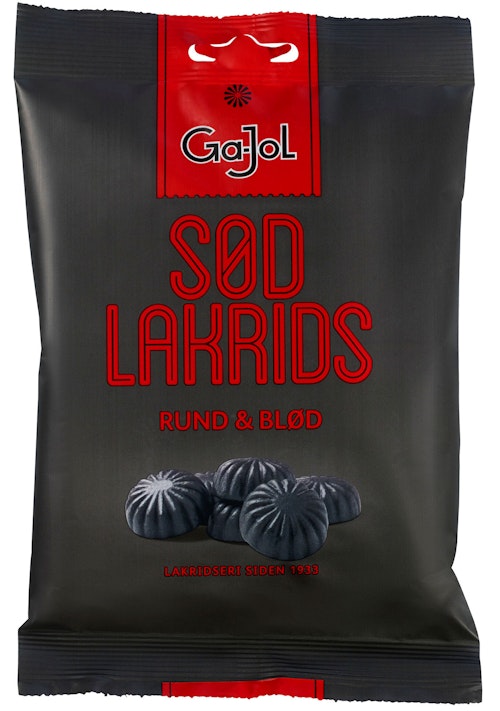Bilde: © Ga-Jol / Kolonial.no Ga-Jol Lakris Søt 140 g