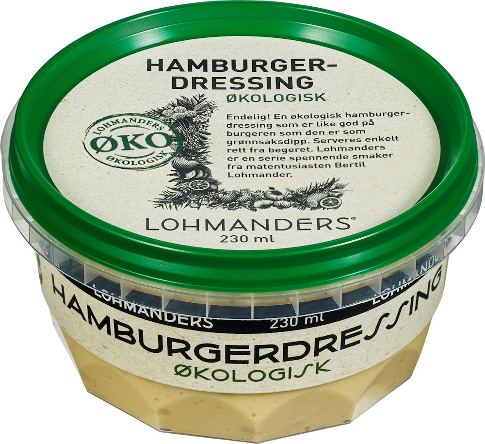 Lohmanders Hamburgerdressing Økologisk
