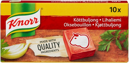 Bilde: © Knorr / Kolonial.no Knorr Kjøttbuljong Terninger, 6 l
