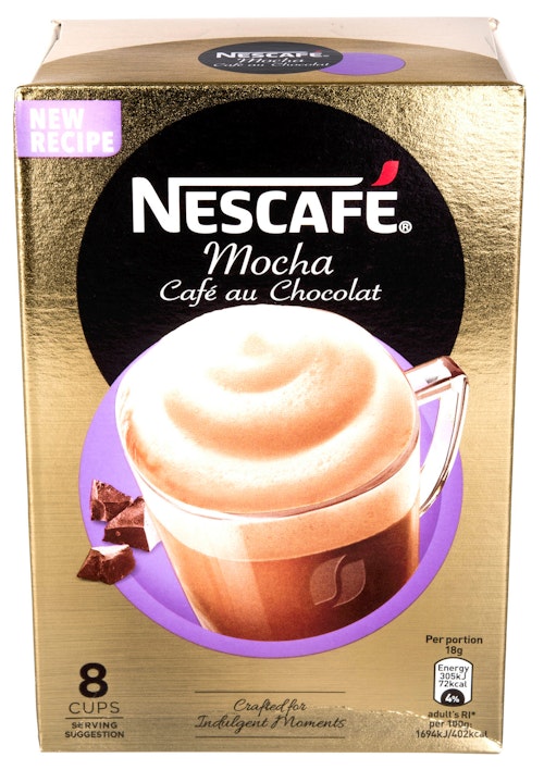 Bilde: © Nescafé / Kolonial.no Nescafé Nescafé Cafe Au Chocolat 8stk, 144 g