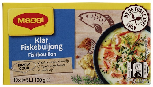 Bilde: © Maggi / Oda Maggi Klar fiskebuljong Terninger, 5 l