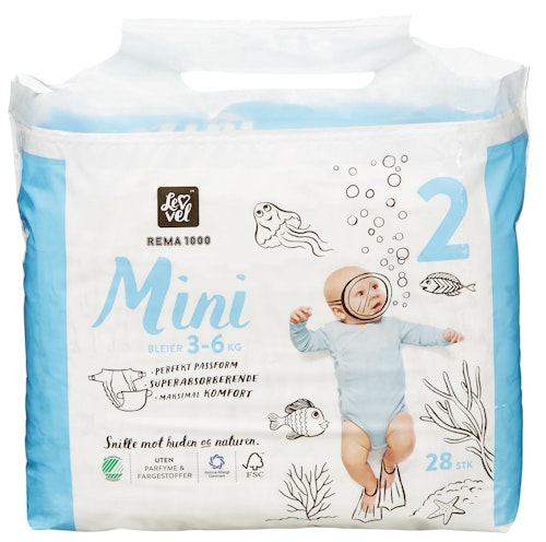 Bilde: © REMA 1000 / Oda REMA 1000 Lev Vel Bleier Mini Str. 2 3-6kg, 28 stk