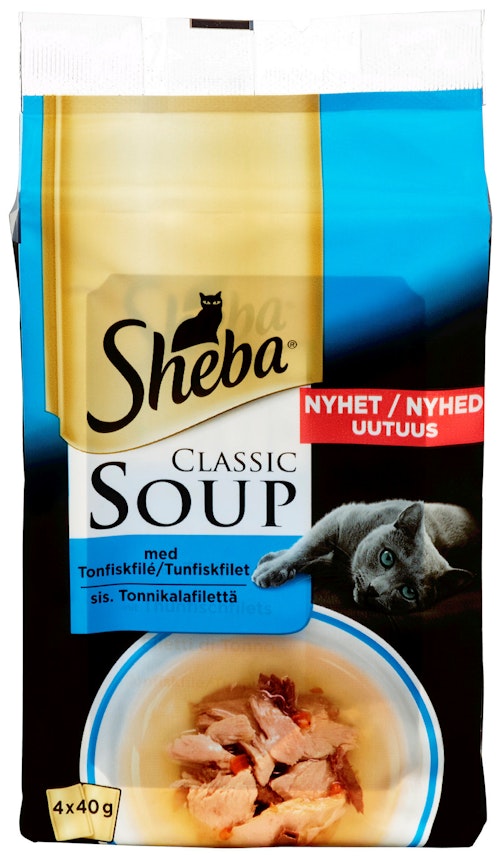 Bilde: © Sheba / Kolonial.no Sheba Sheba Soup 4 x 40g, 160 g
