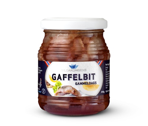 Bilde: © Sildakongen / Kolonial.no Sildakongen Sildakongen Gaffelbiter 200 g