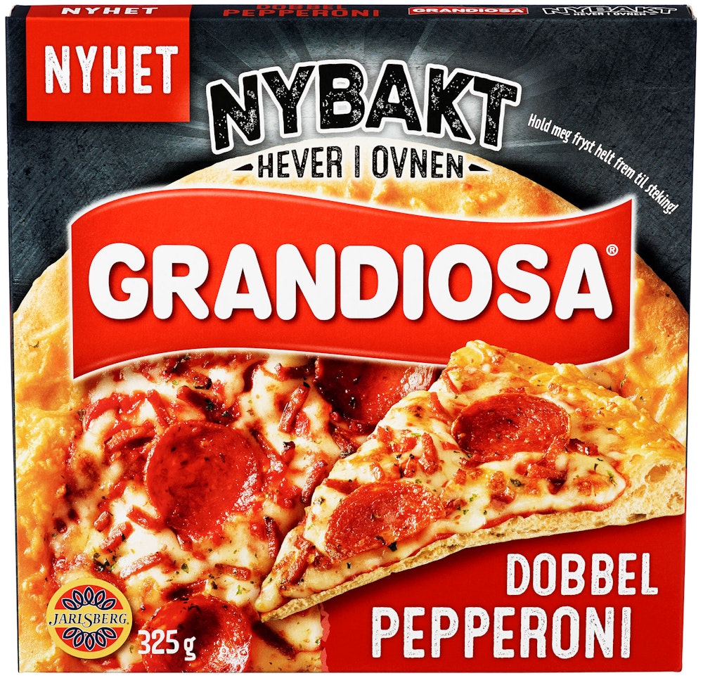 Grandiosa Nybakt Dobbel Pepperoni Pizza