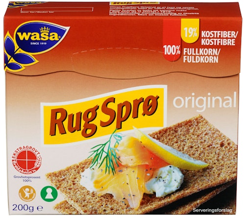 Bilde: © Wasa / Oda Wasa Knekkebrød Rugsprø