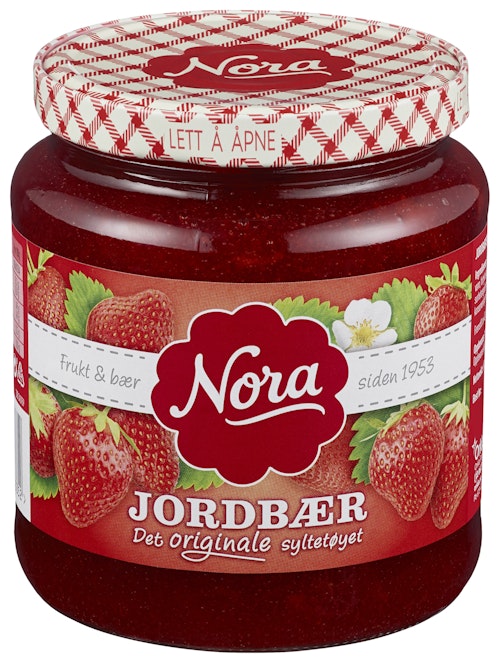 Bilde: © Nora / Oda Nora Jordbærsyltetøy Originale 650 g