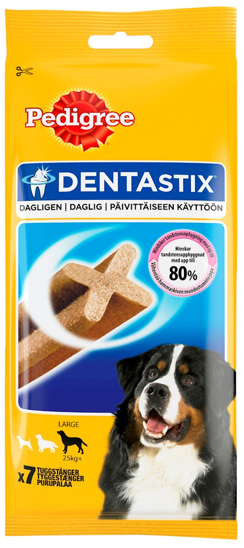 Bilde: © Pedigree / Kolonial.no Pedigree Dentastix Large 7 stk, 270 g