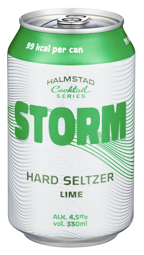 Storm Hard Seltzer Lime, 0,33 l