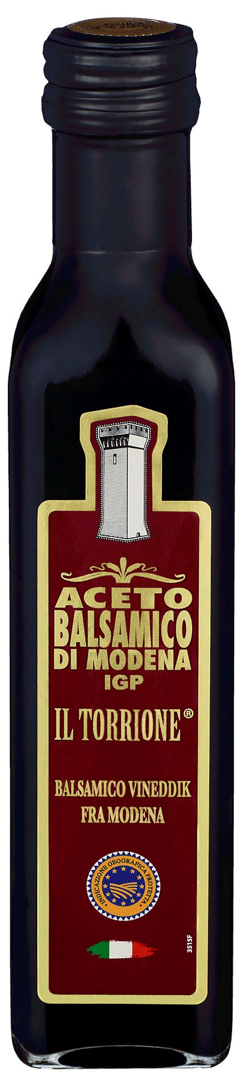 Bilde: © Il Torrione / Kolonial.no Il Torrione Balsamico Vineddik 0,25 l