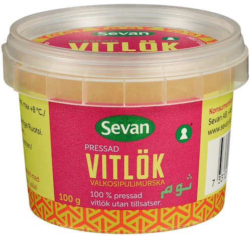 Bilde: © Sevan / Oda Sevan Hvitløk Ferskpresset