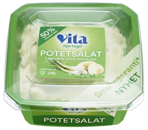 Bilde: © Vita Hjertego' / Kolonial.no Vita Hjertego' Vita Hjertego´ Potetsalat 300 g