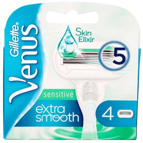 Bilde: © Venus / Oda Venus Barberblad Venus Extra Smooth Sensitive 4 stk