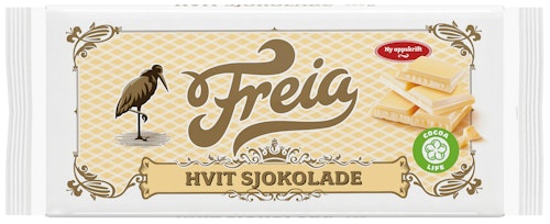 Bilde: © Freia / Kolonial.no Freia Hvit Sjokolade 100 g