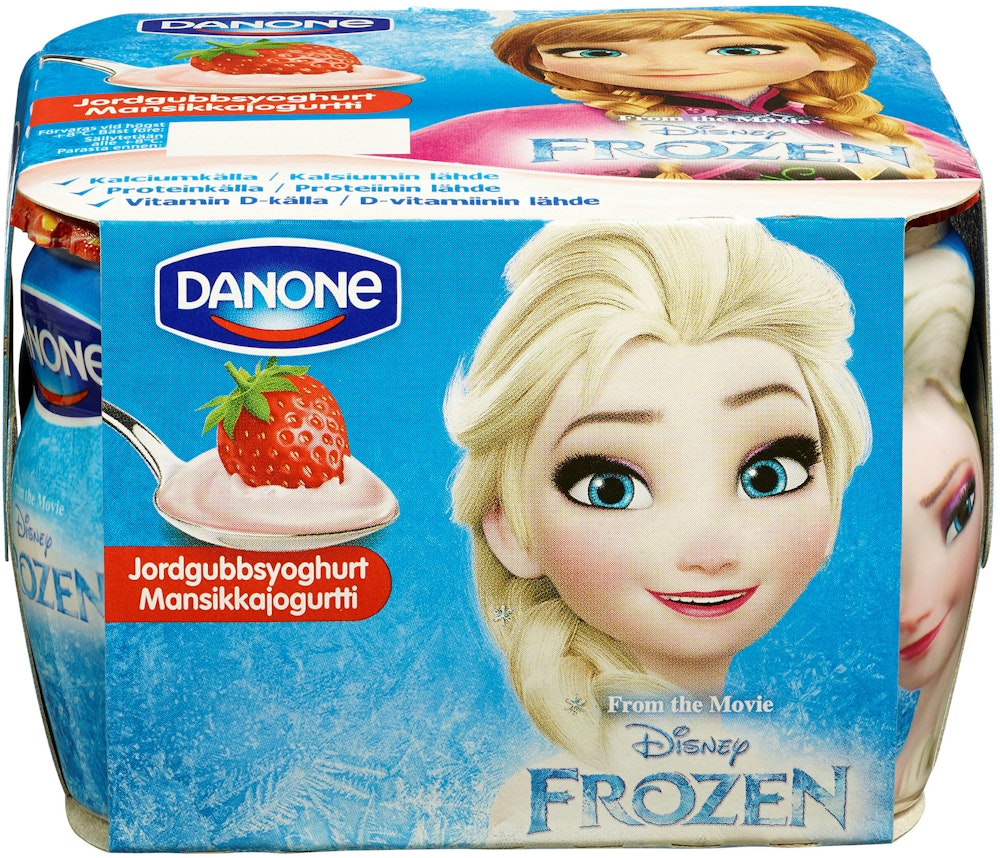 Danone Disney Frozen Frukt Yoghurt 4x100g