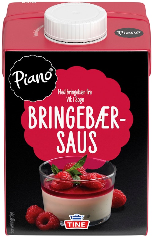 Bilde: © Tine / Kolonial.no Tine Piano Bringebærsaus 0,5 l