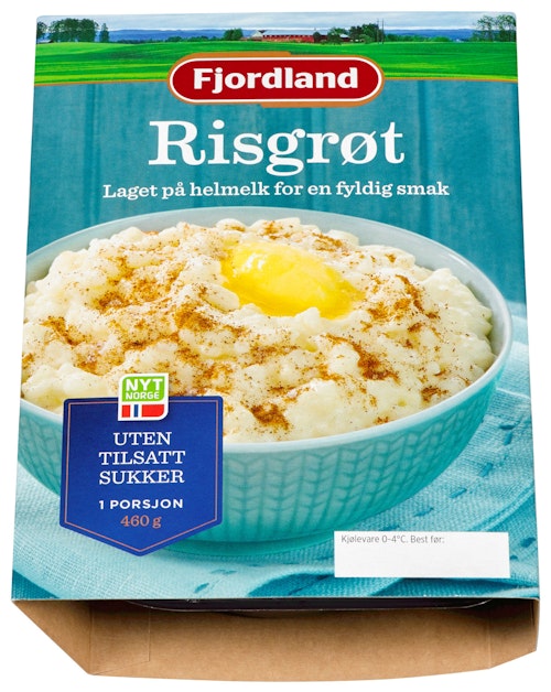 Bilde: © Fjordland / Oda Fjordland Risgrøt 460 g