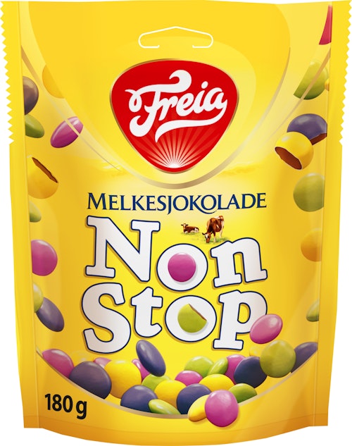 Bilde: © Freia / Oda Freia Non Stop Melkesjokolade 180 g