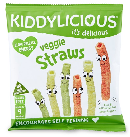 Bilde: © Kiddylicious / Kolonial.no Kiddylicious Veggiestaver Fra 9 mnd, 12 g