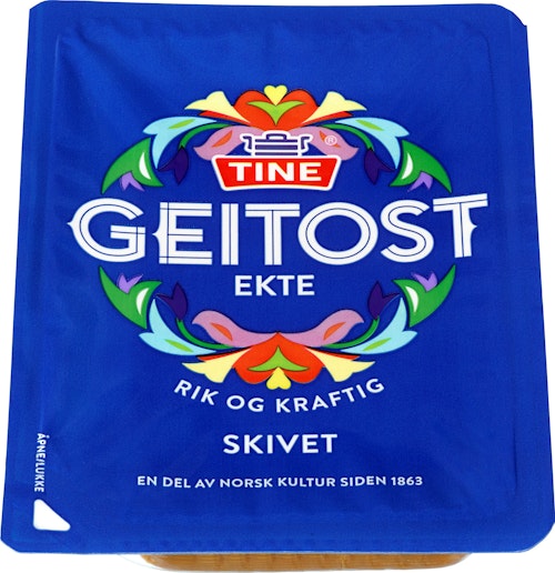Bilde: © Tine / Kolonial.no Tine Ekte Geitost Skivet 130 g