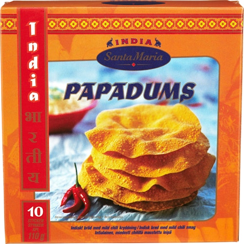 Bilde: © Santa Maria / Kolonial.no Santa Maria Papadums 110 g