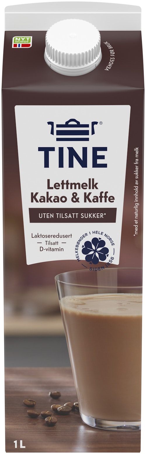 Bilde: © Tine / Oda Tine Tinemelk med Kaffe og kakao