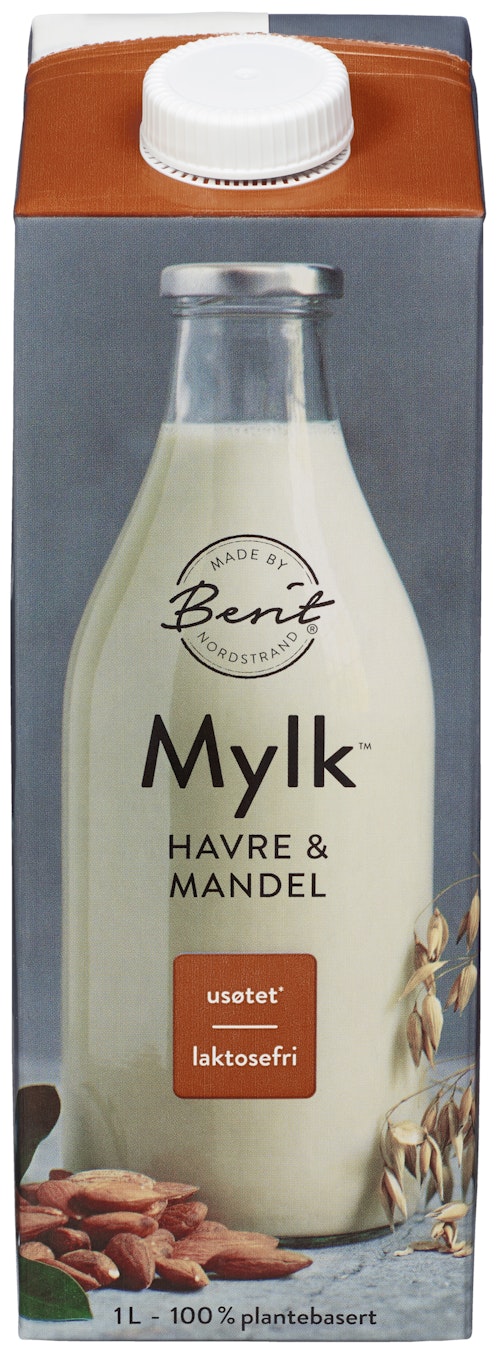 Bilde: © Berit Nordstrand / Kolonial.no Berit Nordstrand Havre & Mandelmylk 1 l