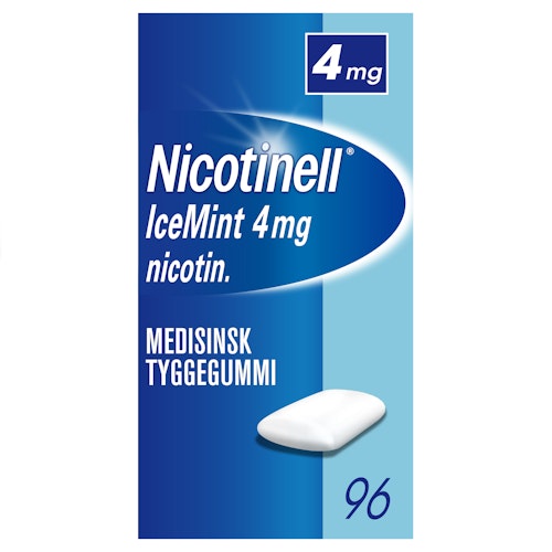 Bilde: © Nicotinell / Oda Nicotinell Nicotinell Icemint 4 mg, 96 stk