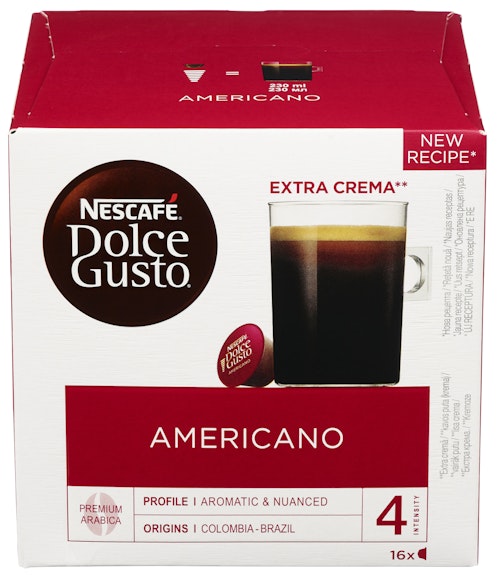 Bilde: © Dolce Gusto / Oda Dolce Gusto Dolce Gusto Americano Intensitet 4