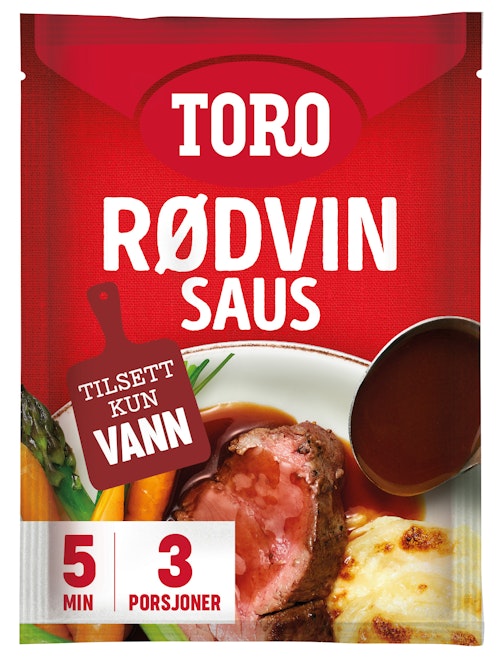 Bilde: © Toro / Oda Toro Rødvinsaus Original 31 g