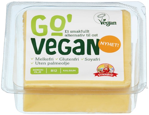 Bilde: © Go Vegan / Kolonial.no Go Vegan Go'vegan Ost 400 g