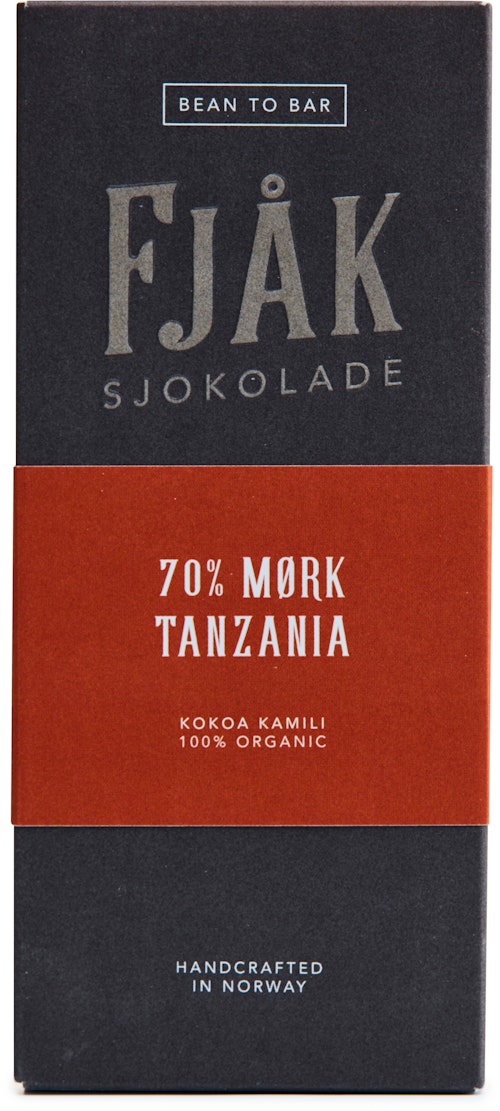 Fjåk Økologisk 70% Mørk Sjokolade Tanzania